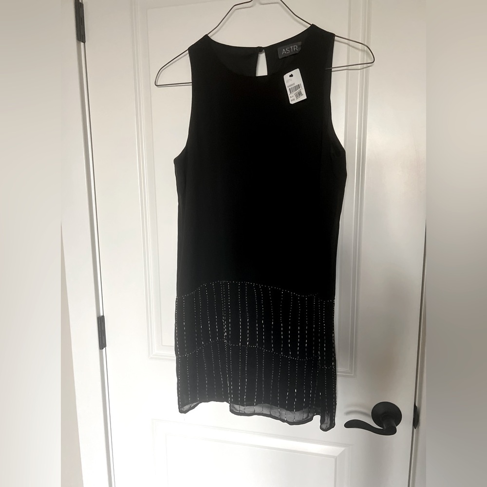 NWT Beaded Flapper Dress by ASTR SZ L